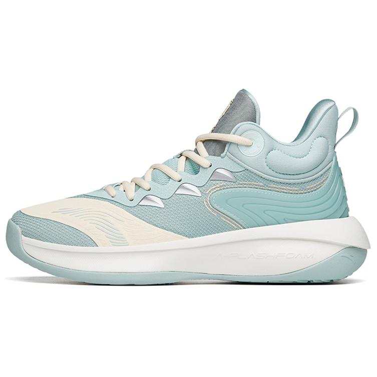 Anta Tiger Roar Cushioning Slip Resistant Abrasion Resistant Coverage Mid top Performance Basketball Shoes Men's