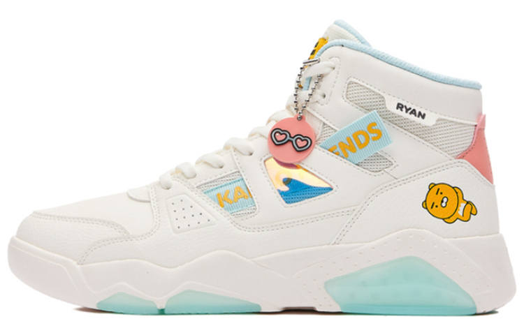 361° Mesh, Synthetic Leather Slip Resistant Abrasion Resistant High top Skateboard Shoes Women's White Yellow Green