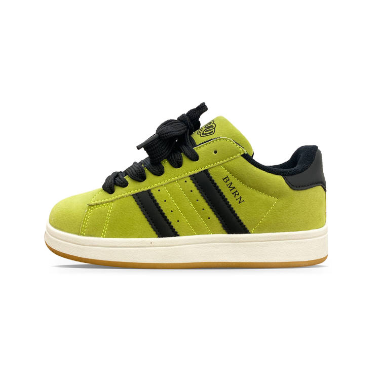 XLAIII Slip Resistant Abrasion Resistant Low top Canvas Shoes Unisex Green Black