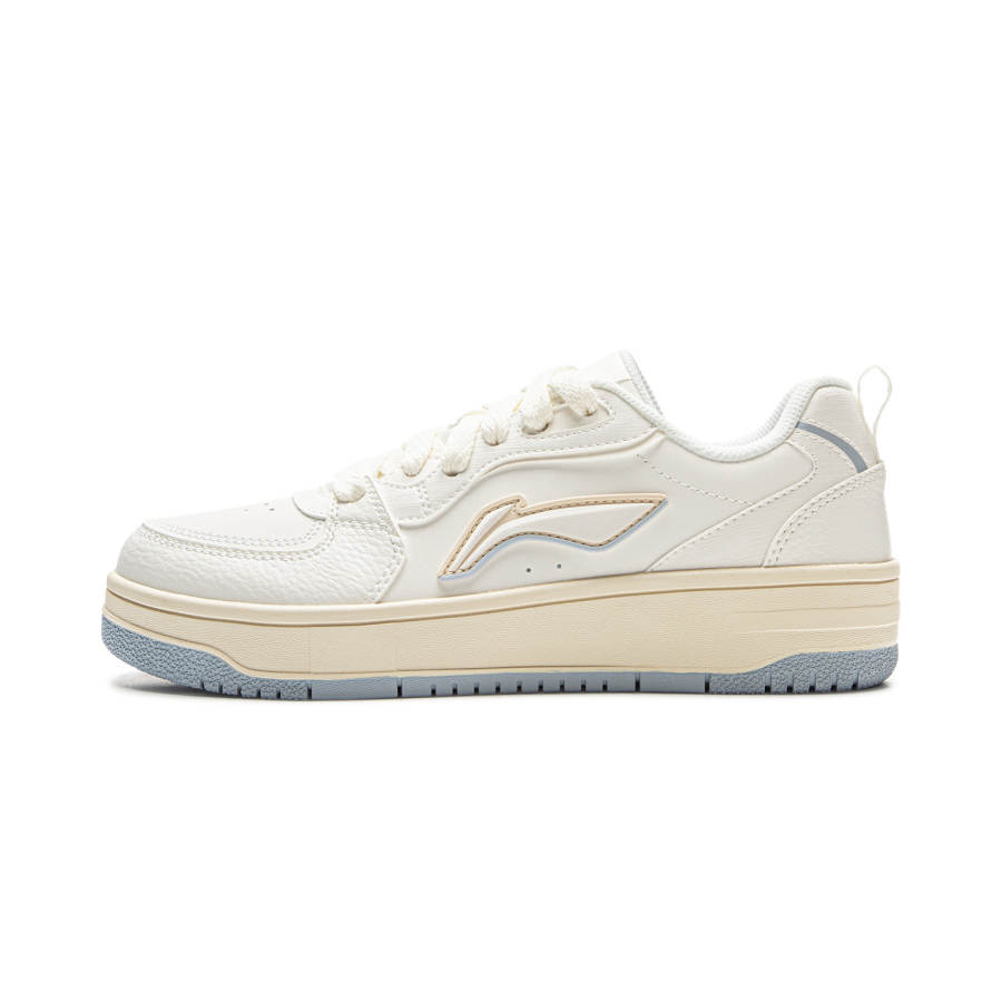 Li-Ning Li Ning Tianji Soft Low top Skateboard Shoes Women's White Blue