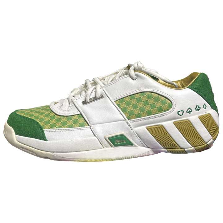 Adidas Adidas Gil Zero Abrasion Resistant Low top Basketball Shoes Men's White Green