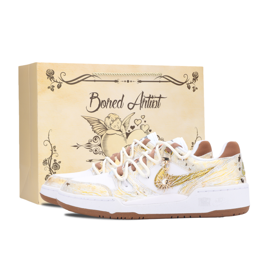 Nike Nike Full Force River Immersed Moon, Sun God Apollo Abrasion Resistant Abrasion Resistant Low top Skateboard Shoes