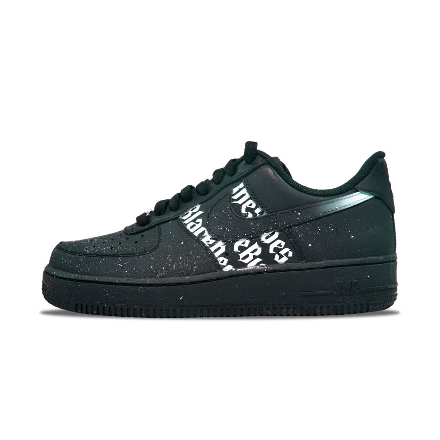 Nike Nike Air Force 1 Slip Resistant Low top Skateboard Shoes Unisex Black