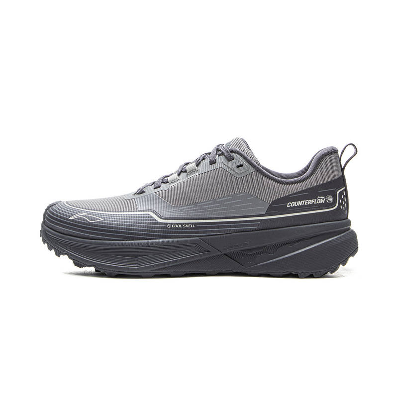Li-Ning Li Ning Outdoor CF Tracing, Inter Industry TPU Low top Hiking Shoes Unisex Gray Black