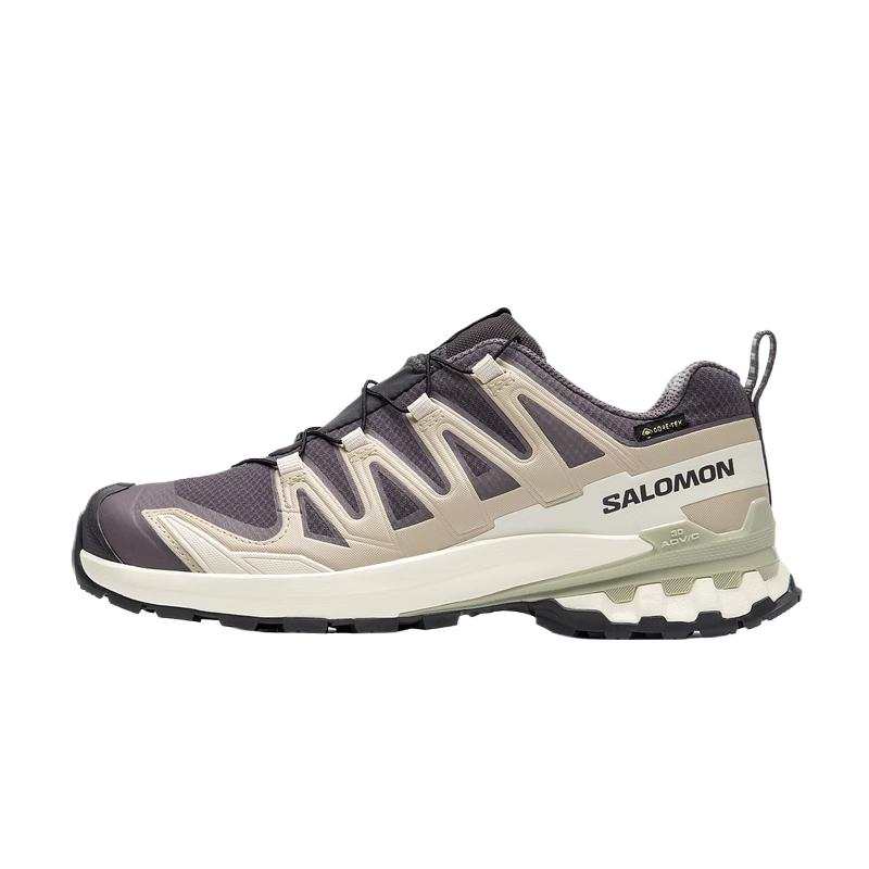 SALOMON XA Pro 3D V9 Fabric Breathable Low top Hiking Shoes Women's Dark Gray Black