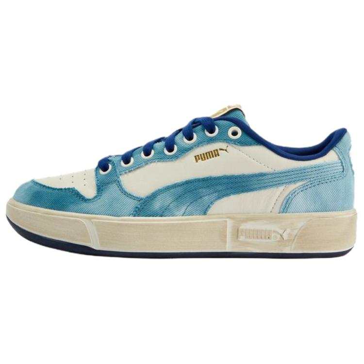 PUMA LX Court Fabric Abrasion Resistant Low top Skateboard Shoes Unisex Marine Blue