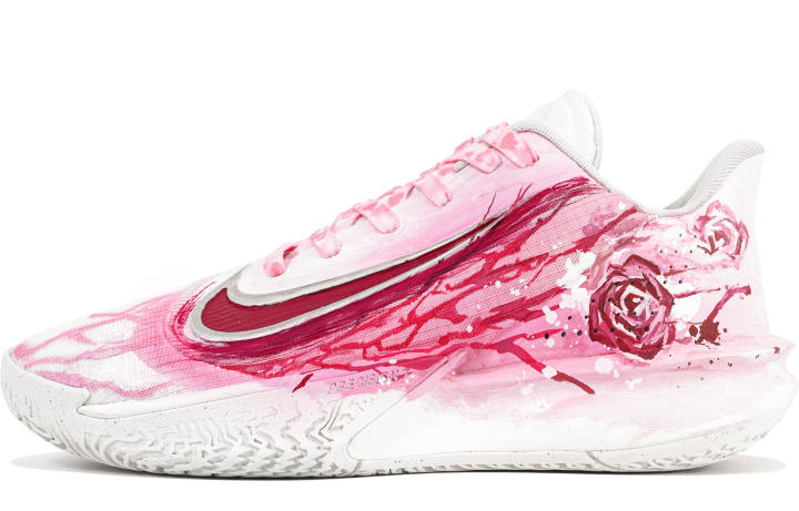Nike Nike Precision 7 Low top Basketball Shoes Unisex Pink White