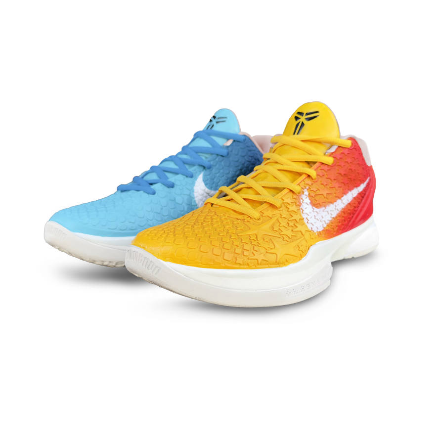 Nike Nike Zoom Kobe 6 'All Star 2.0' All Star Cushioning, Wear Resistant Low top Basketball Shoes Men's Red Blue