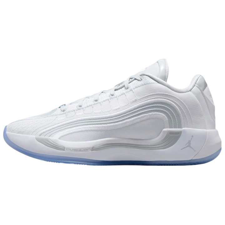 Jordan Jordan Luka 4 Abrasion Resistant Abrasion Resistant Low top Basketball Shoes Unisex White