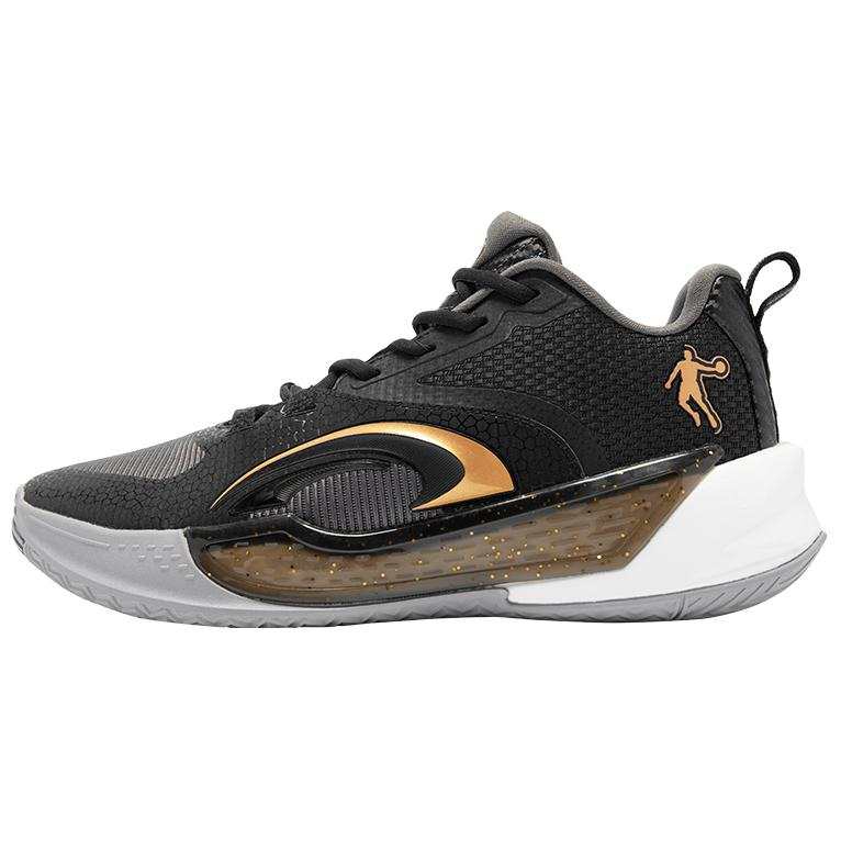 QIAODAN Halberd 7TEAM Q KUNGFU LIGHT Basketball Shoes Men's Black Gray