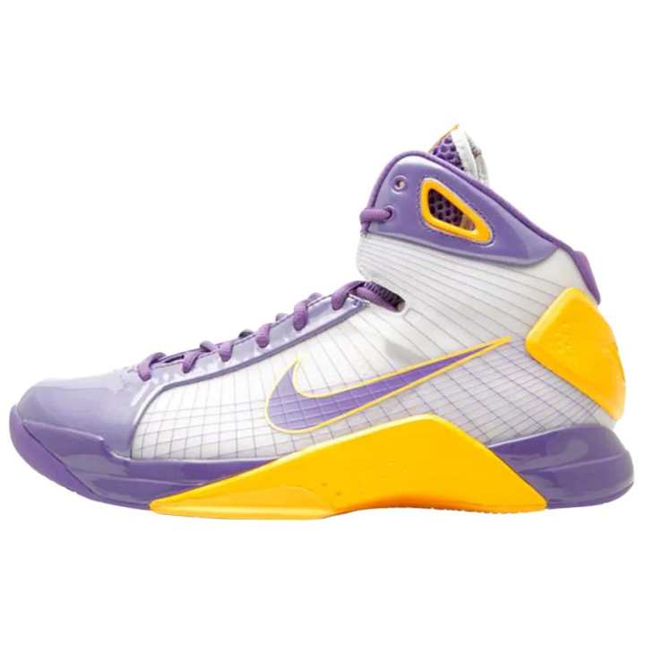 Nike Nike Hyperdunk Mid top Basketball Shoes Men's White Purple Yellow