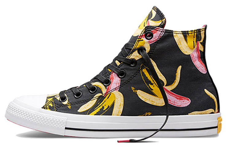 Converse CLOT x Converse Chuck Taylor All Star Andy Warhol Canvas Shoes Unisex Black Multicolor
