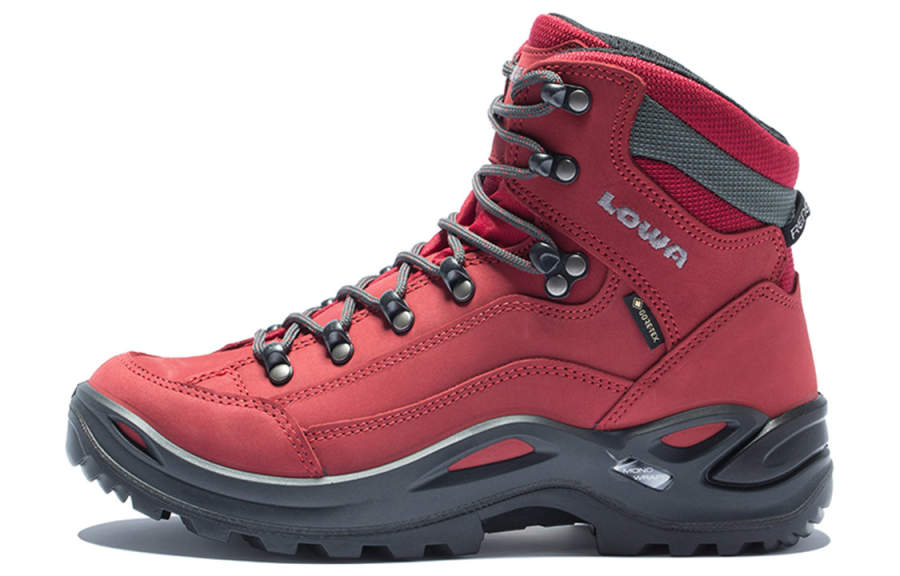Lowa Mountaineering & Hiking Shoes Women's Low Top Brick Red