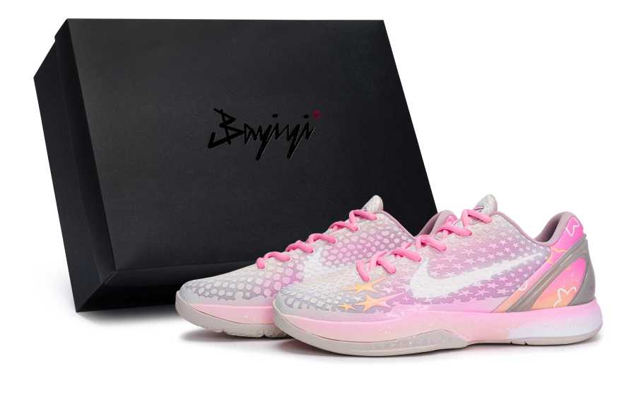 Nike Nike Zoom Kobe 6 Slip Resistant Abrasion Resistant Slip Resistant Abrasion Resistant Low top Basketball Shoes Men's