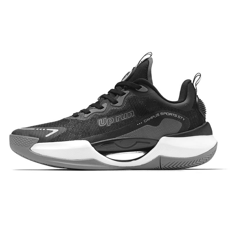 Up Run Mid top Basketball Shoes Unisex Mercedes Benz Black