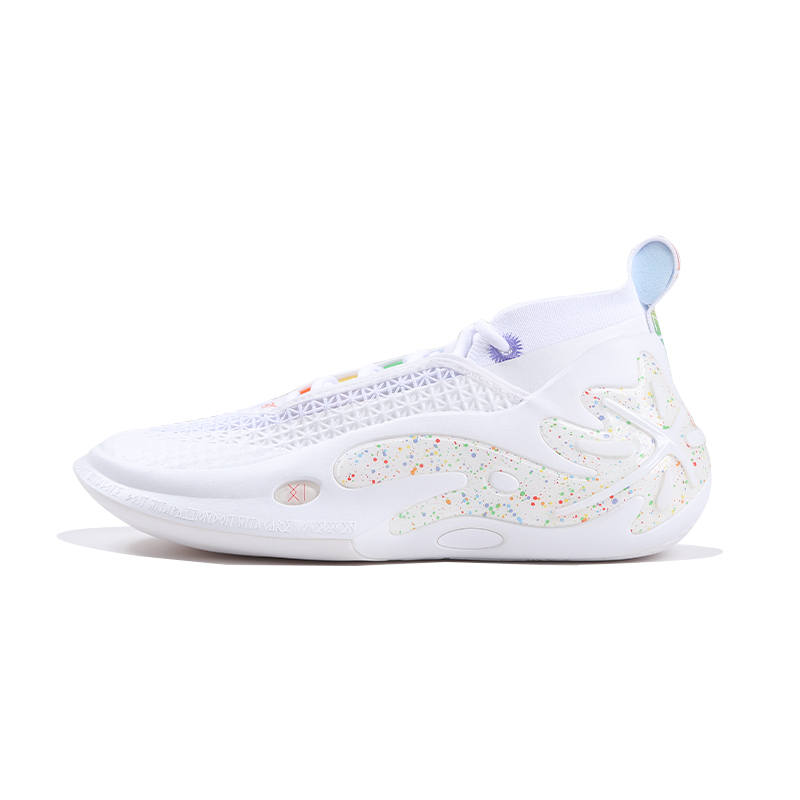 Li-Ning Li Ning WOW11 Mid top Basketball Shoes Men's White