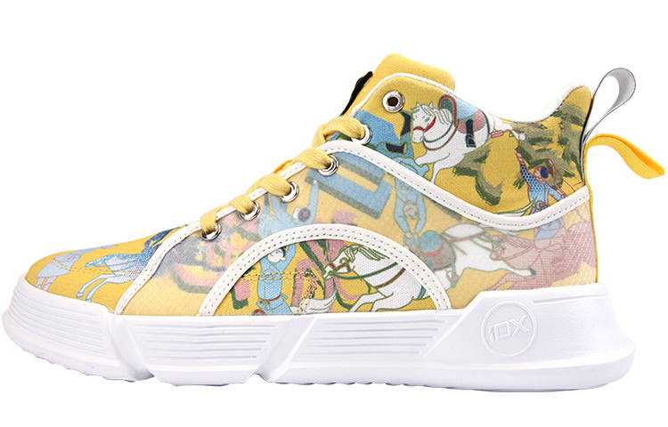 IDX IDX Canvas Shoes Men's High Top Yellow