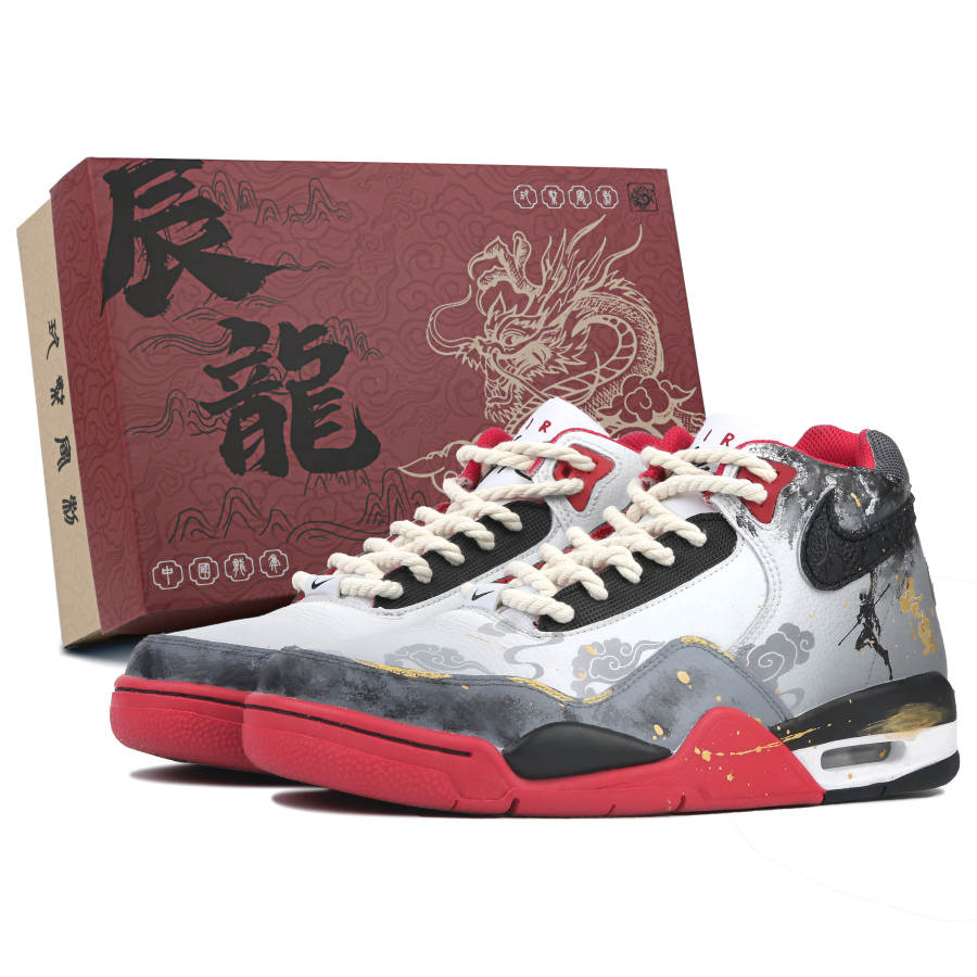 Nike Nike Flight Legacy Black Goku Cushioning Slip Resistant Cushioning Slip Resistant Mid top Vintage Basketball Shoes