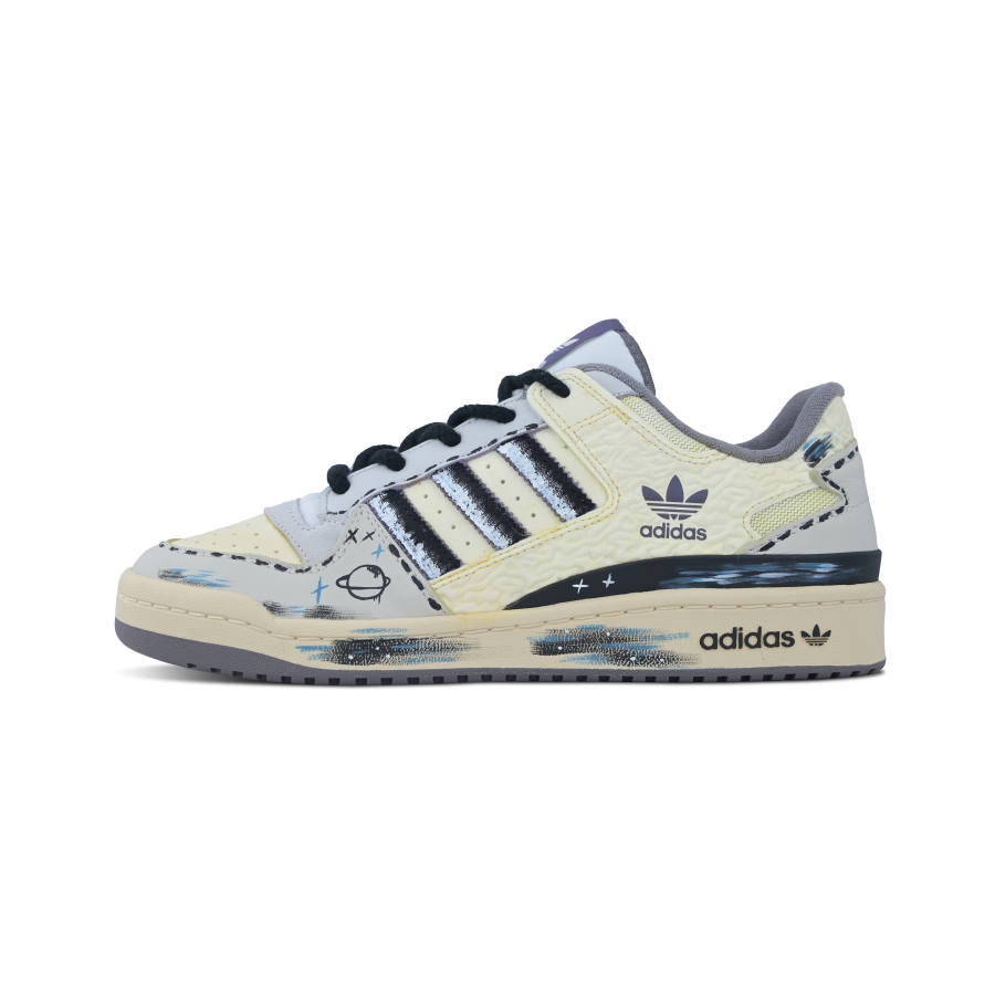 Adidas Originals FORUM CL Abrasion Resistant Low top Skateboard Shoes Unisex Gray