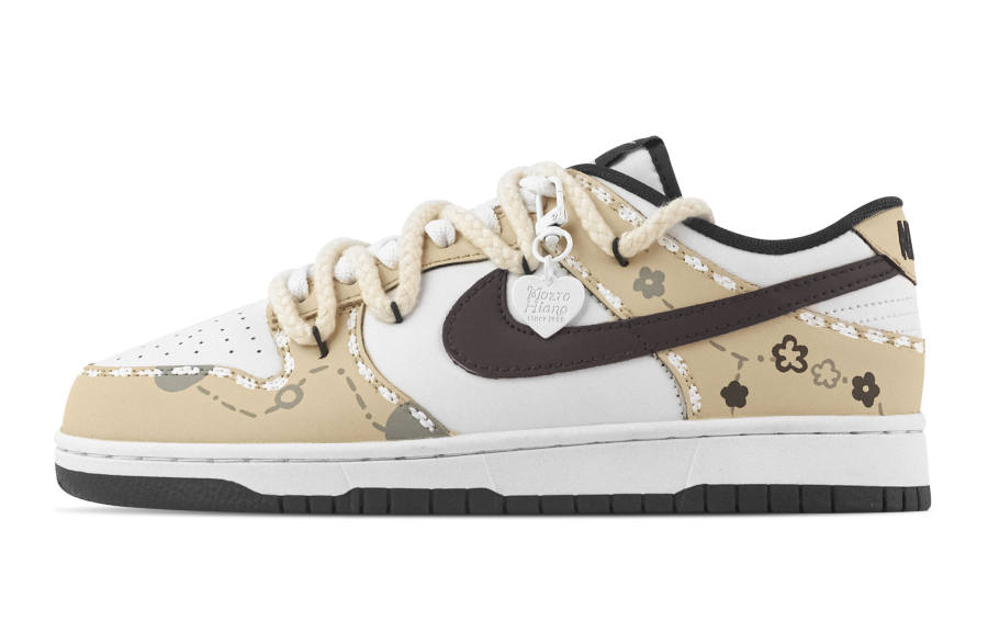 Nike Nike Dunk Latte Time Slip Resistant Abrasion Resistant Low top Skateboard Shoes Unisex