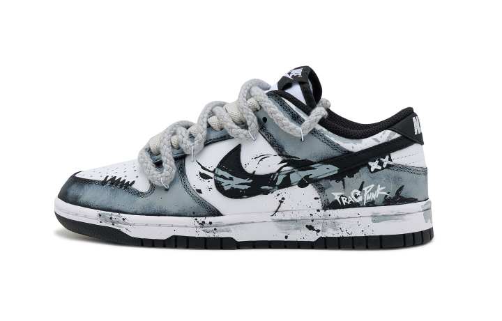 Nike Nike Dunk Street Memories SAML Low top Skateboard Shoes Women's Dusty Blue