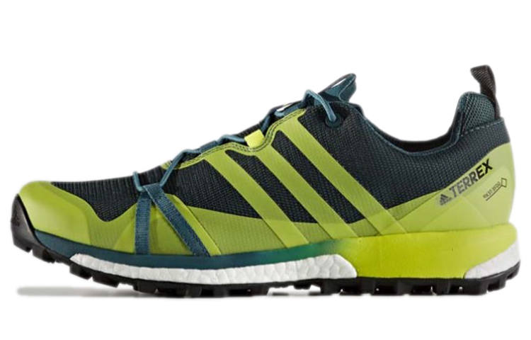 Adidas Adidas Terrex Agravic Abrasion Resistant Slip Resistant Low top Hiking Shoes Men's Black Green
