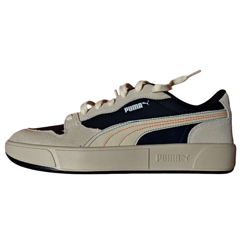 PUMA LX Court Abrasion Resistant Low top Skateboard Shoes Unisex Gray Blue