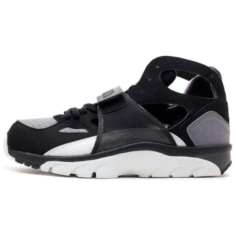 Nike Nike Air Trainer Huarache Slip Resistant Abrasion Resistant Mid top Basketball Shoes Unisex Black