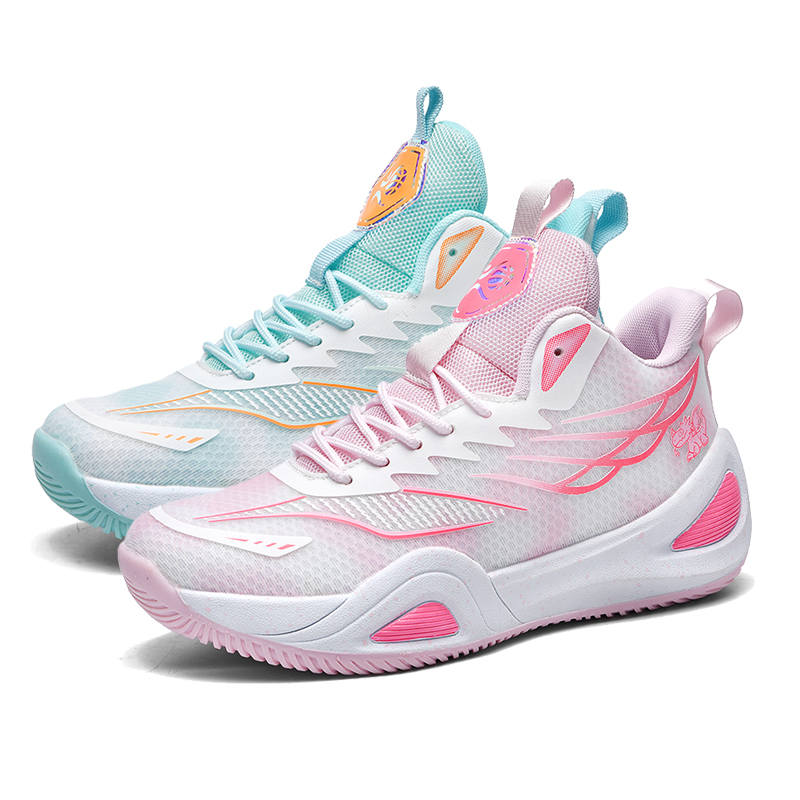 HEIWEILU Mesh, Synthetic Leather High top Basketball Shoes Unisex