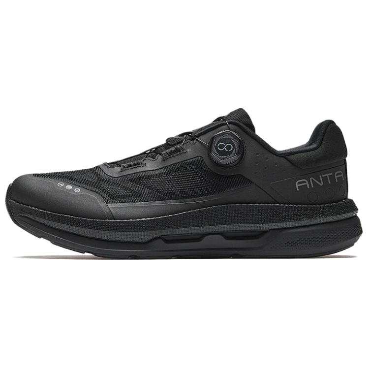 Anta Wanli Cushioning, Wear Resistant Low top Training Shoes Men's Basic Black
