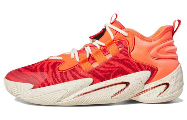 Adidas Adidas BYW Select Slip Resistant, Abrasion Resistant, Lightweight Low top Basketball Shoes Unisex Red Orange