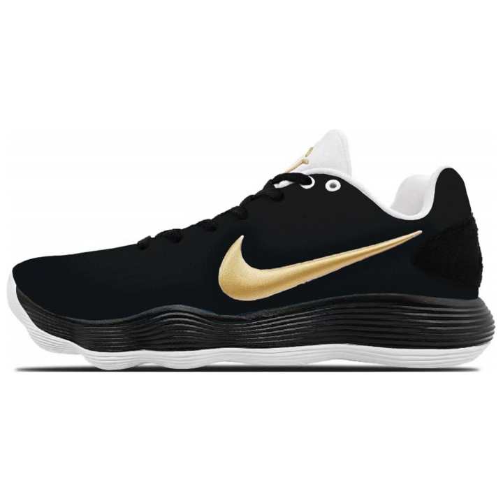 Nike Nike Hyperdunk 2017 Slip Resistant Abrasion Resistant Low top Basketball Shoes Men's Black Gold