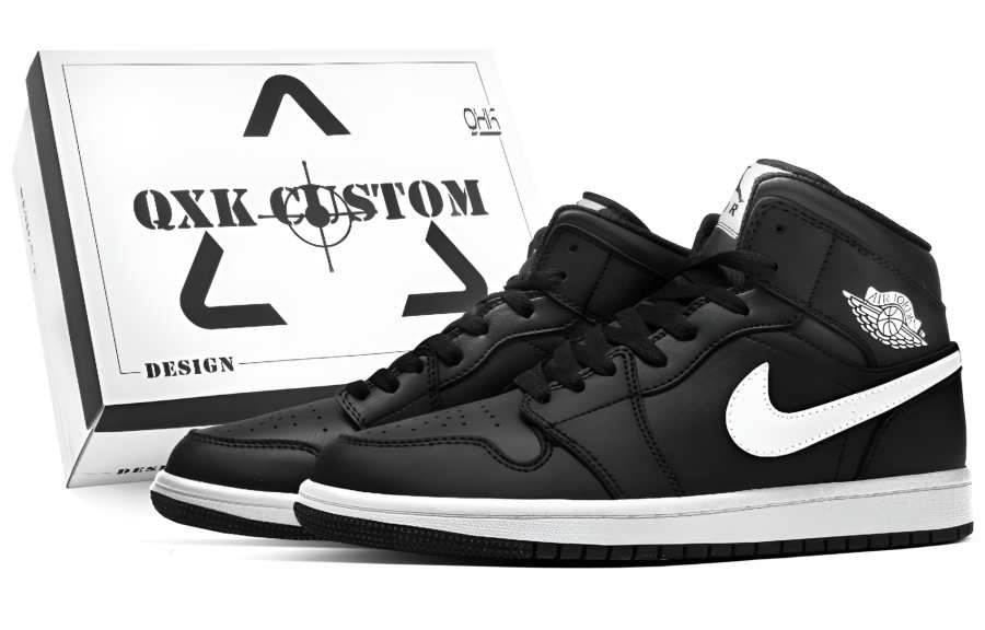 Jordan Jordan Air Jordan 1 Yin Yang, Box Cushioning Abrasion Resistant Cushioning, Wear Resistant Mid top