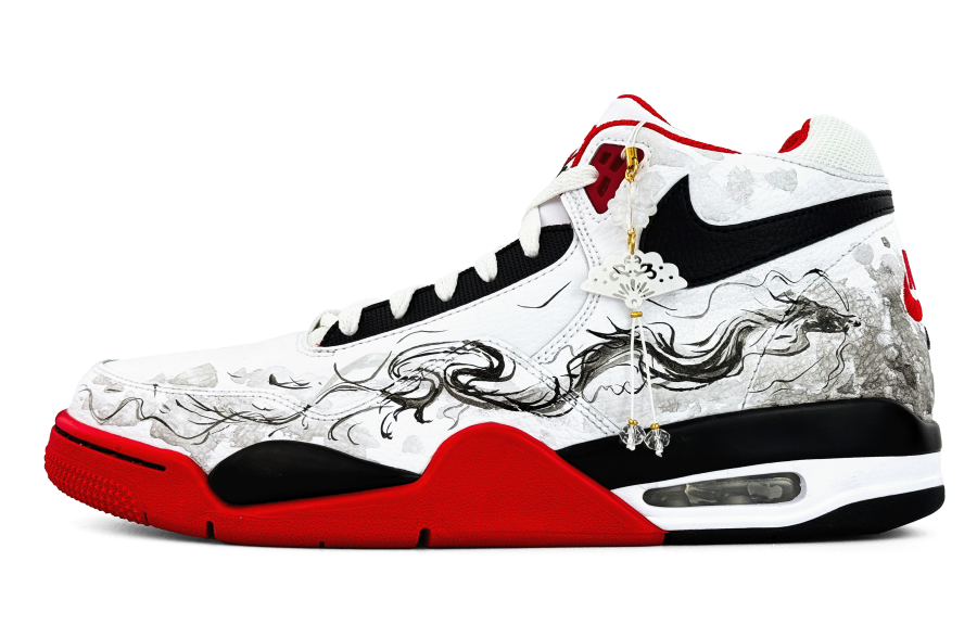 Nike Nike Flight Legacy Abrasion Resistant Cushioning Abrasion Resistant Mid top Vintage Basketball Shoes Unisex