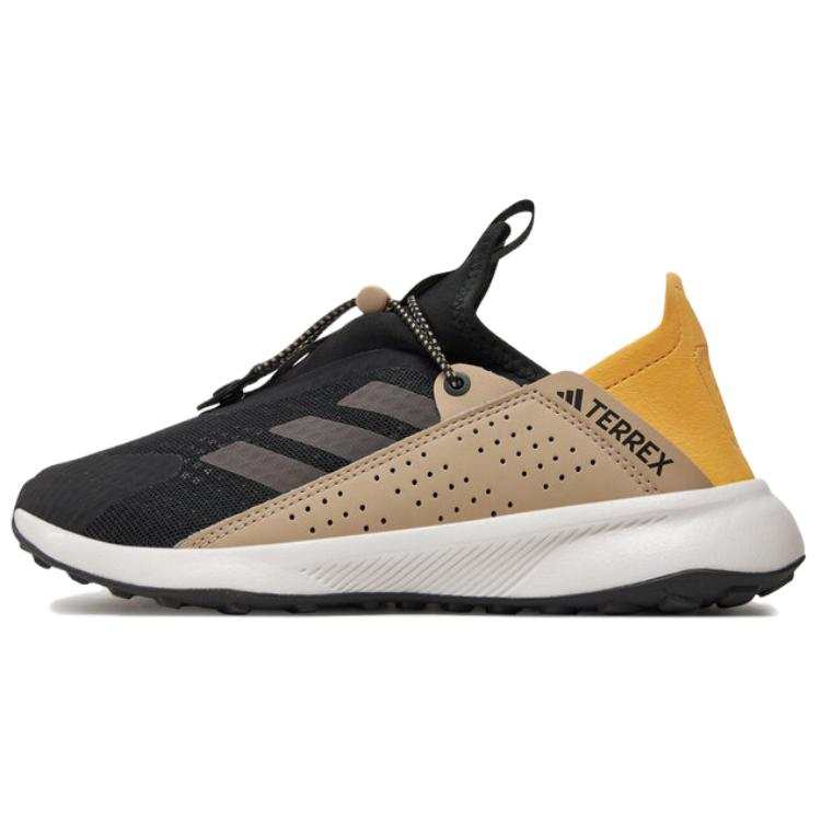 Adidas Adidas VOYAGER 21 Slip Resistant Abrasion Resistant Low top Hiking Shoes Men's Black Gray Yellow