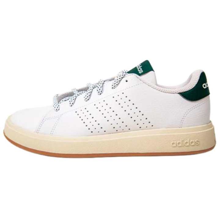 Adidas Adidas ADVANTAGE BASE 2.0 Leather Slip Resistant Abrasion Resistant Low top Skateboard Shoes Men's White