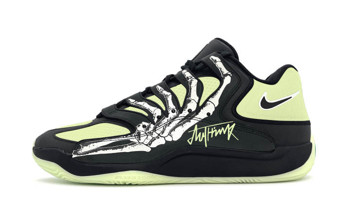 Nike Nike KD 18 Breathable Grip Breathable Traction Low top Basketball Shoes Men's Black