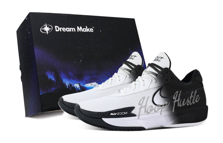 Nike Nike Air Zoom G.T. Cut Academy Struggle Black Box Abrasion Resistant Low top Basketball Shoes Unisex White
