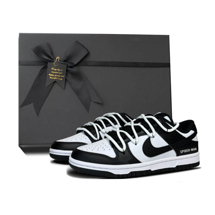 Nike Nike Dunk Panda, Classic Trendy Abrasion Resistant Slip Resistant Low top Skateboard Shoes Women's Black White