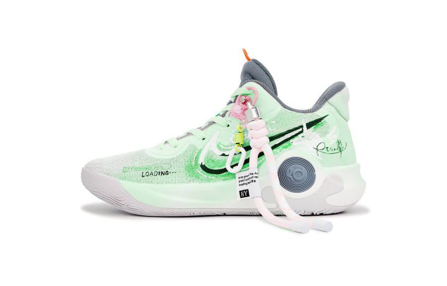 Nike Nike KD Trey 5 IX Cushioning, Wear Resistant Mid top Basketball Shoes Unisex Fresh Green