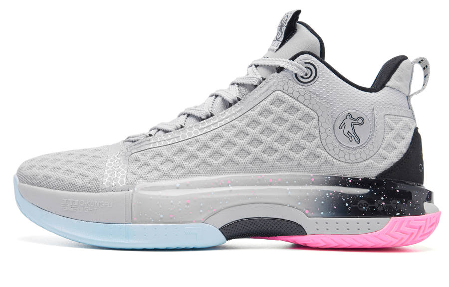 QIAODAN Halberd 7 Q KUNGFU LIGHT Basketball Shoes Men's Gray Black