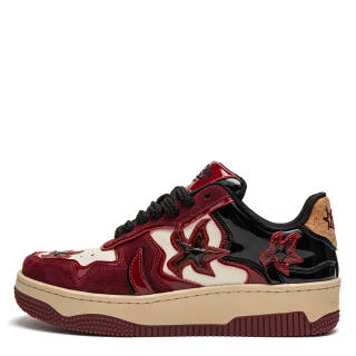 Youthloser Low top Skateboard Shoes Unisex Burgundy