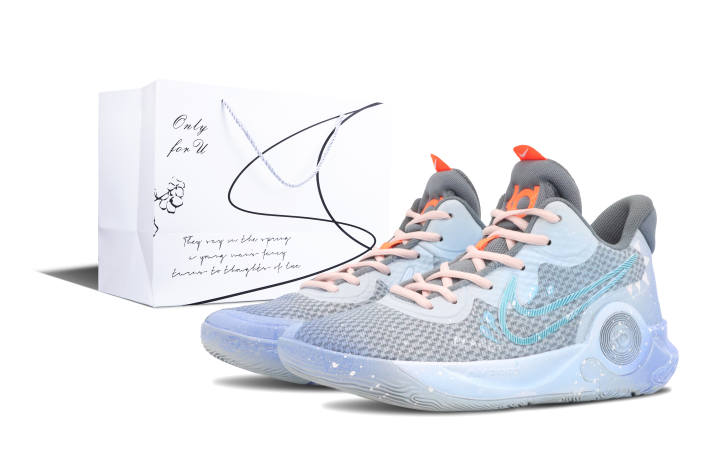 Nike Nike Trey 5 KD Tree Ridge, West Coast Cushioning, Wear Resistant Mid top Basketball Shoes Unisex Blue Gray