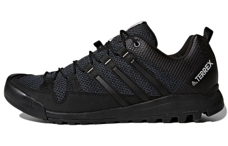 Adidas Adidas Terrex Solo Comfortable Abrasion Resistant Low top Hiking Shoes Men's Gray Black