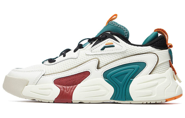 FILA Swarm Low Swirl Sneakers Red/white/green Women's