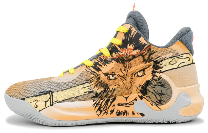 Nike Nike Trey 5 Goku Legend Abrasion Resistant Cushioning Mid top Basketball Shoes Unisex Orange