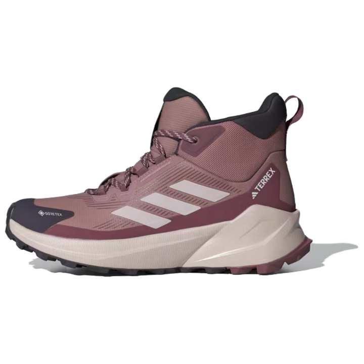 Adidas Adidas TERREX TRAILMAKER 2.0 Classic And Versatile Waterproof Grip Mid top Mountaineering Shoes Women's Red