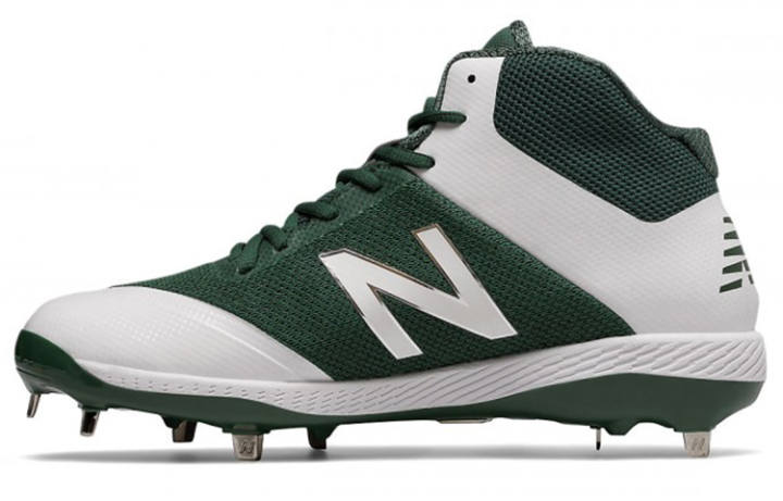 New Balance New Balance 4040 V4 Fabric Comfortable Mid top Training Shoes Men's White Green