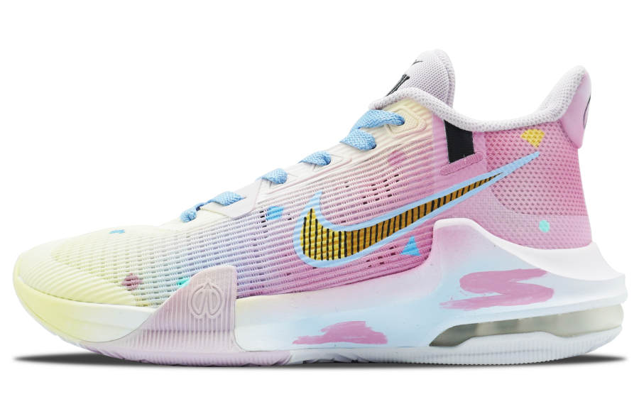 Nike Nike Air Max Impact 3 Performance Romantic Gradient Slip Resistant Abrasion Resistant Low top Basketball Shoes Unisex