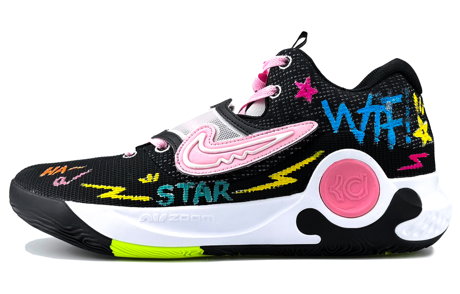 Nike Nike KD Trey 5 X Abrasion Resistant Slip Resistant Low top Basketball Shoes Men's Black